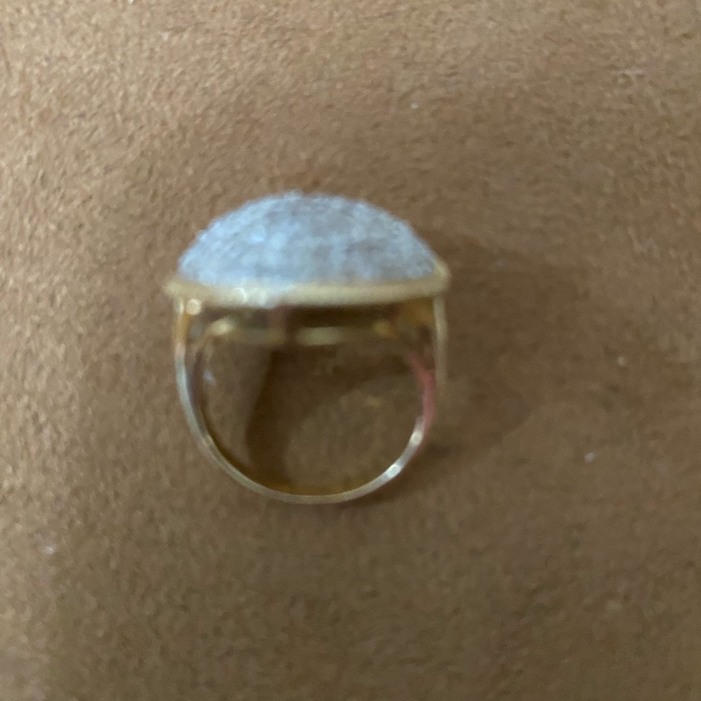 14k solid gold diamond heart ring - Picture 9 of 16